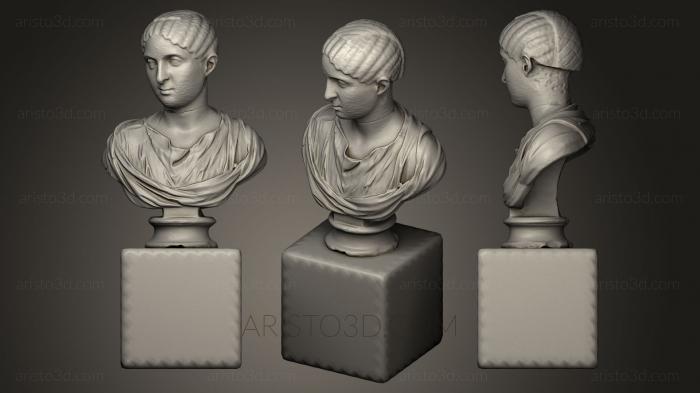 Busts and heads antique and historical (BUSTA_0161) 3D model for CNC machine
